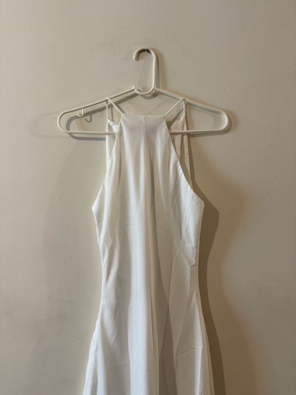 Lulu's white cowl neck halter dress - Picture 6 of 9